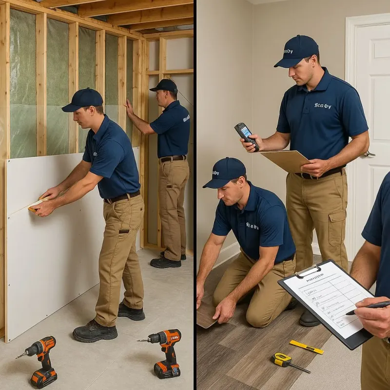 Repairs and Reconstruction process in Tigerville, SC